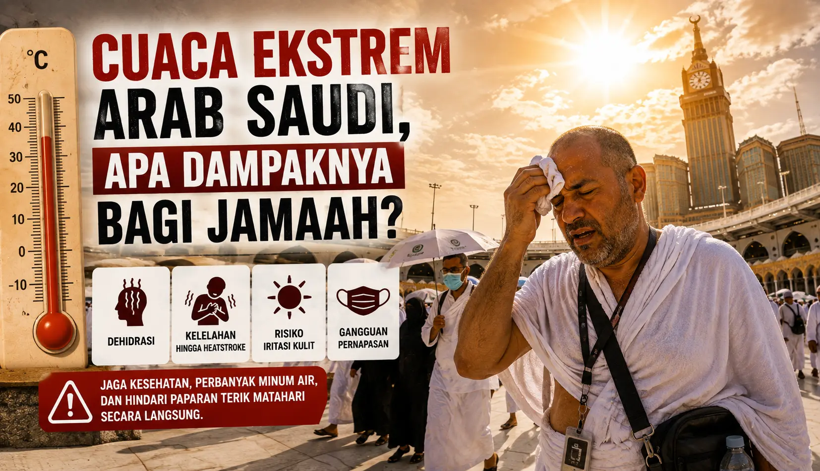 Cuaca Ekstrem Arab Saudi, Apa Dampaknya bagi Jamaah